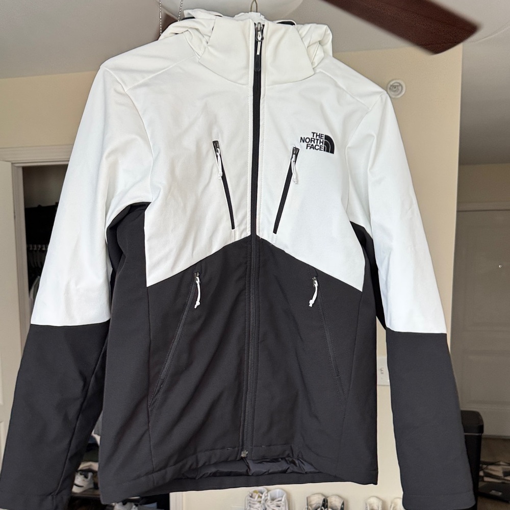 The North Face Two-Tone Black and White Winter Coat